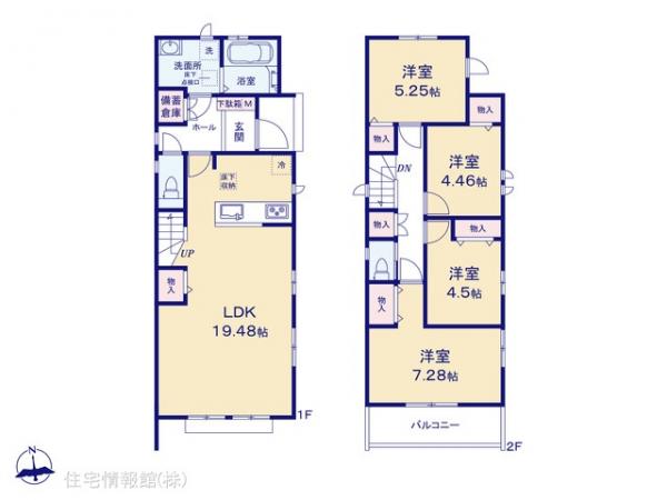 新築戸建 東京都小平市上水南町３丁目9 JR中央線国分寺駅 5,990万円