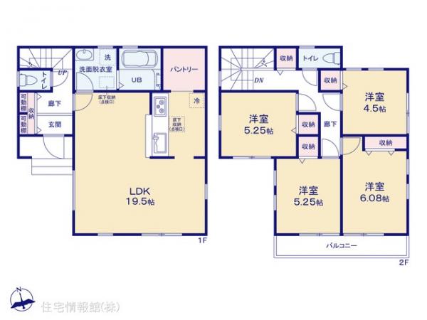 新築戸建 埼玉県春日部市小渕122-19 東武伊勢崎線春日部駅 3,680万円