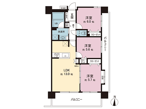 中古マンション 神奈川県横浜市都筑区佐江戸町 JR横浜線鴨居駅 3,580万円