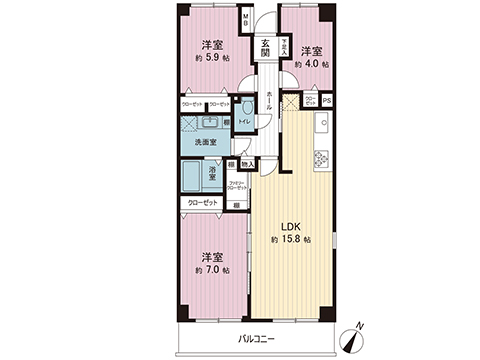 中古マンション 柏市豊住３丁目 東武野田線新柏駅 2,490万円