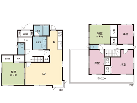 中古戸建 市原市ちはら台南５丁目 京成千原線ちはら台駅 2,880万円