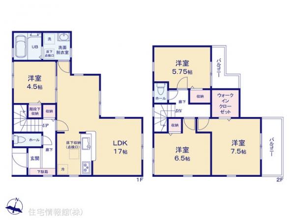 新築戸建 東京都葛飾区西水元４丁目18 千代田常磐線金町駅 3,980万円