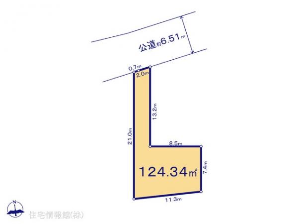 土地 神奈川県綾瀬市深谷中６丁目9-9 小田急江ノ島線長後駅 2,476万円