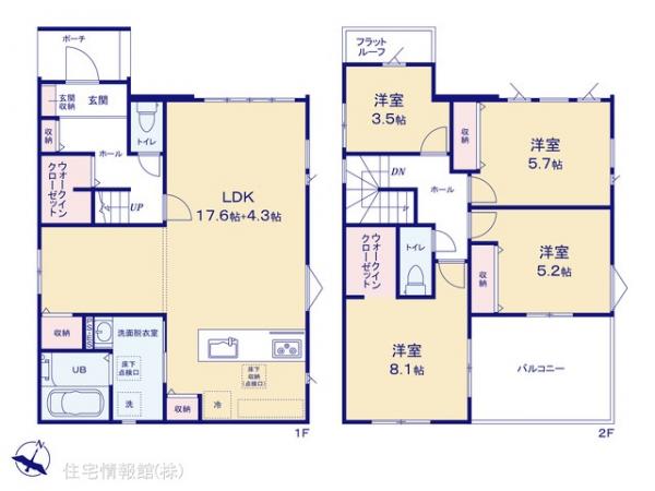 新築戸建 千葉県野田市山崎2428-13 東武野田線梅郷駅 3,599万円
