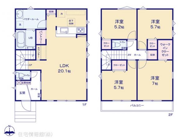 新築戸建 神奈川県座間市東原１丁目6092-1 相鉄本線さがみ野駅 4,399万円
