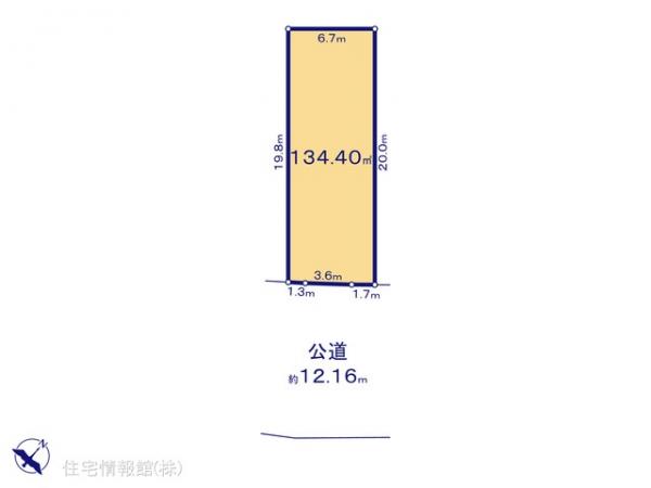 土地 千葉県松戸市仲井町１丁目6-4 京成松戸線松戸新田駅 4,190万円