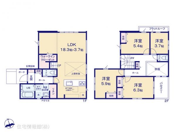 新築戸建 千葉県流山市松ケ丘５丁目690-13 千代田常磐線南柏駅 4,999万円