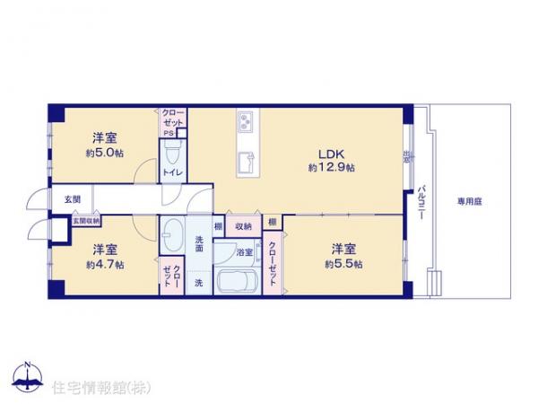 中古マンション 埼玉県草加市金明町463-2 東武伊勢崎線新田駅 2,598万円