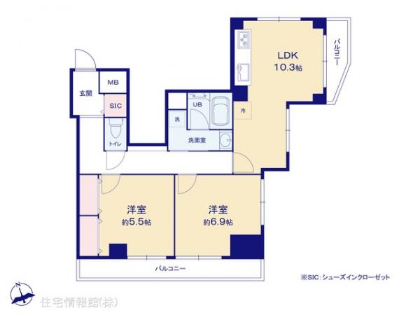 中古マンション 東京都足立区西新井本町３丁目7-15 東武伊勢崎線大師前駅 2,499万円
