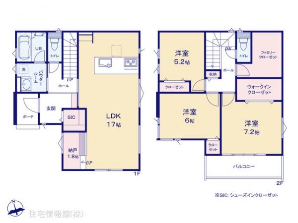 新築戸建 千葉県鎌ケ谷市東初富１丁目6-1 京成松戸線初富駅 4,130万円