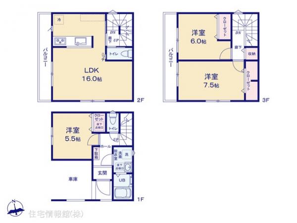 新築戸建 千葉県松戸市上矢切 JR常磐線（上野〜取手）松戸駅 2,980万円