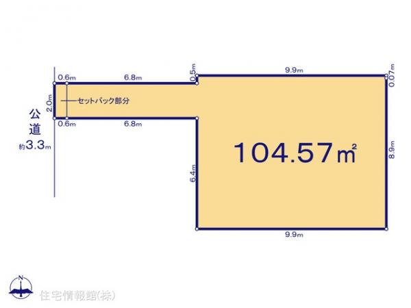 土地 東京都調布市西つつじケ丘３丁目2-24 京王線柴崎駅 4,780万円