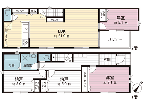 新築戸建 東京都町田市中町３丁目 小田急線町田駅 7,490万円