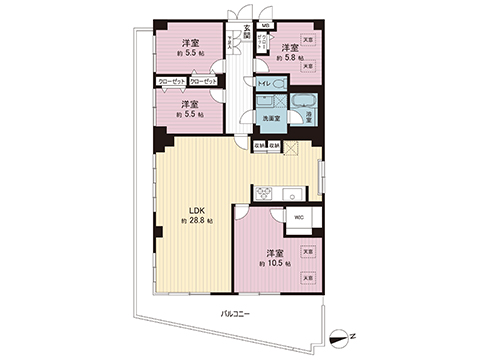 中古マンション 神奈川県川崎市多摩区宿河原５丁目 JR南武線宿河原駅 4,480万円