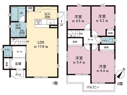 新築戸建 横須賀市西浦賀５丁目 京急久里浜線京急久里浜駅 2,980万円