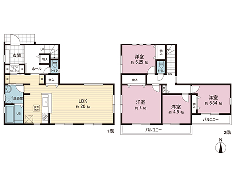 新築戸建 横浜市金沢区高舟台２丁目 京急本線金沢八景駅 5,080万円
