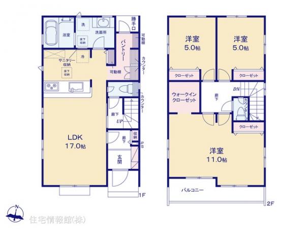 新築戸建 埼玉県坂戸市泉町２丁目22-13 東武東上線坂戸駅 2,898万円
