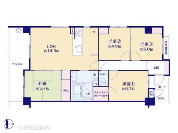 中古マンション 埼玉県川口市東川口６丁目2-16 JR武蔵野線東川口駅 4,080万円