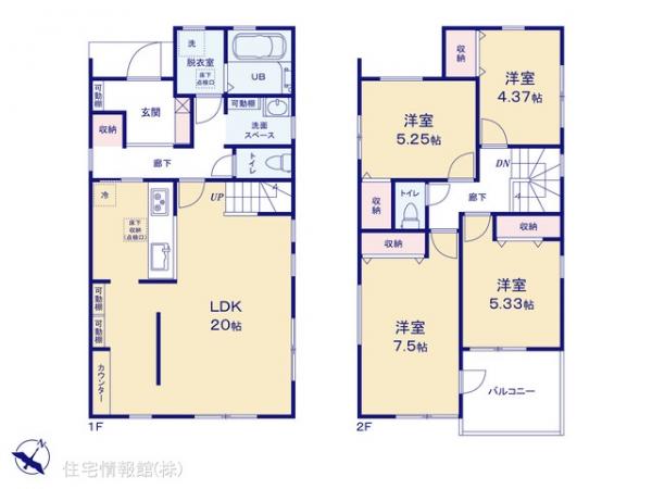 新築戸建 東京都八王子市寺田町761 京王高尾線めじろ台駅 3,780万円