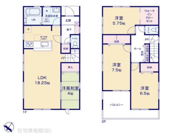 新築戸建 東京都八王子市寺田町761 京王高尾線めじろ台駅 4,080万円