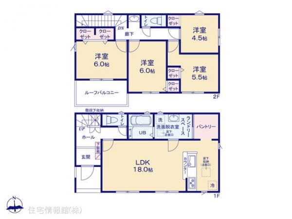 新築戸建 東京都八王子市大楽寺町374 JR中央線八王子駅 4,080万円