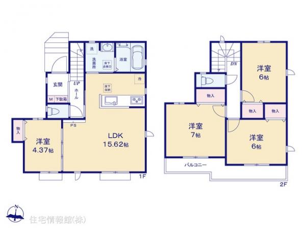 新築戸建 埼玉県富士見市鶴瀬東２丁目17 東武東上線鶴瀬駅 4,290万円