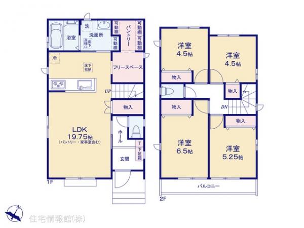 新築戸建 東京都東村山市久米川町２丁目16-1 西武新宿線東村山駅 3,690万円
