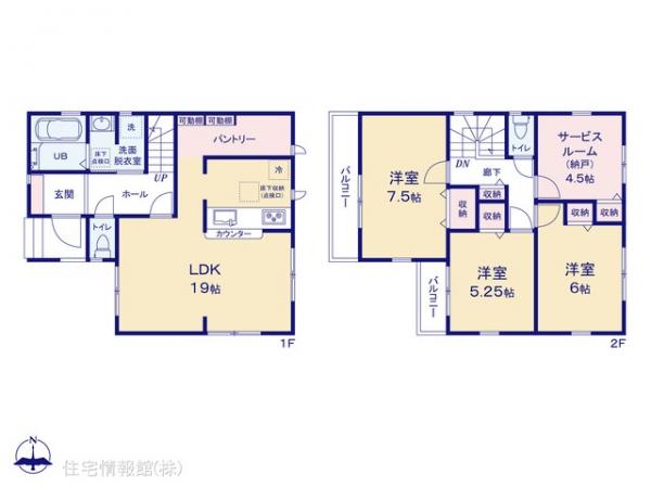 新築戸建 東京都足立区足立３丁目21-2 東武伊勢崎線五反野駅 6,390万円