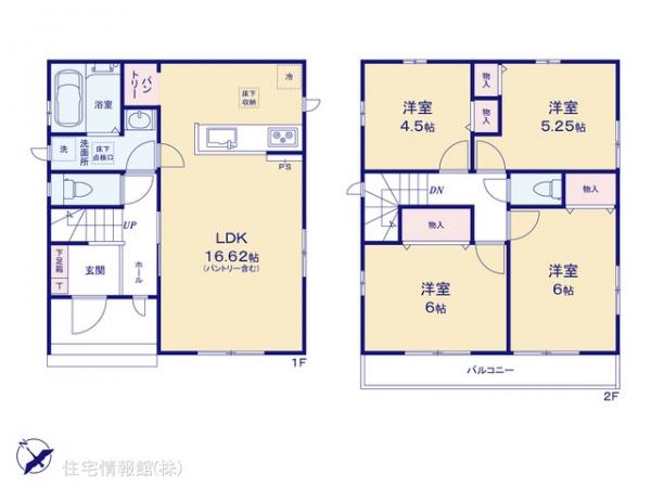 新築戸建 埼玉県さいたま市岩槻区西原2-60 東武野田線岩槻駅 3,690万円
