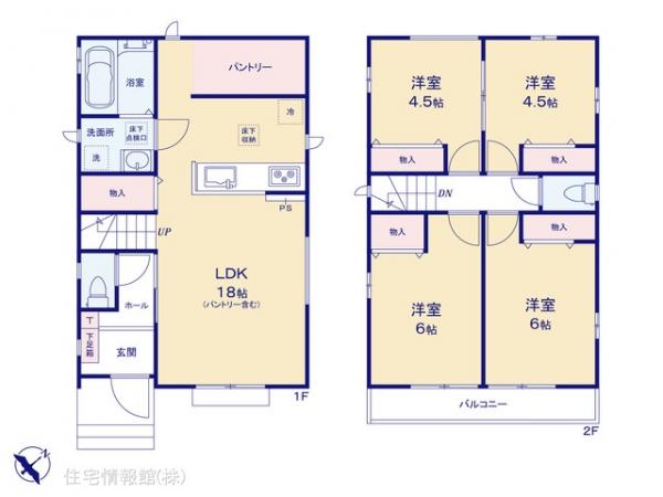 新築戸建 埼玉県さいたま市岩槻区西原2-60 東武野田線岩槻駅 3,890万円