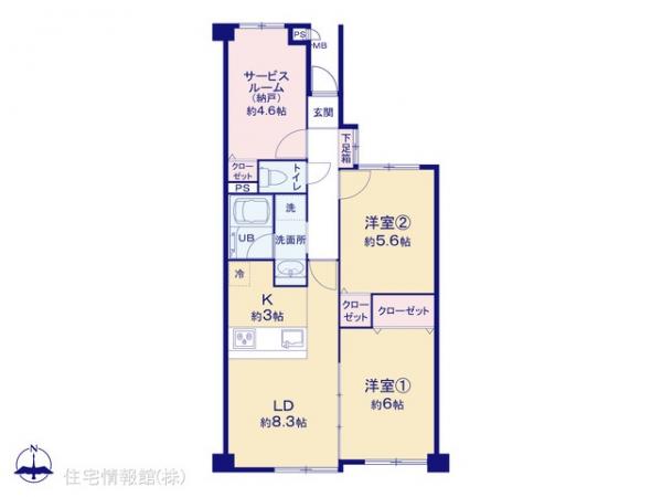 中古マンション 神奈川県大和市下鶴間2570-1 小田急江ノ島線鶴間駅 2,180万円
