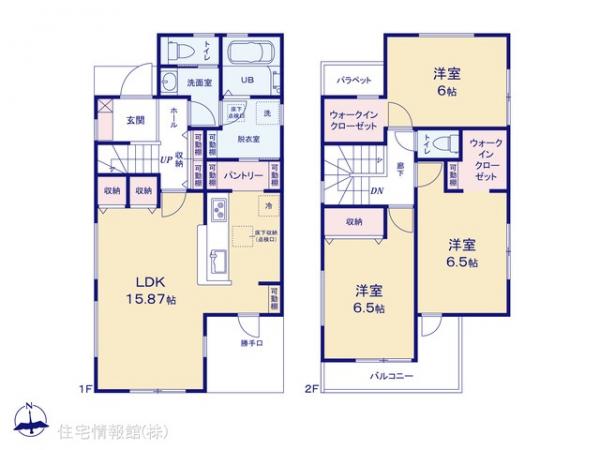 新築戸建 東京都東大和市芋窪４丁目1812 多摩モノレール上北台駅 3,680万円