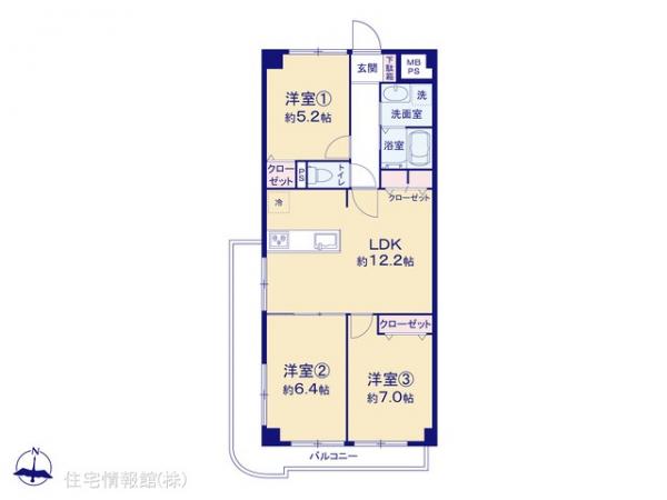 中古マンション 神奈川県横浜市泉区中田東１丁目7-4 横浜市営地下鉄ブルーライン踊場駅 3,590万円