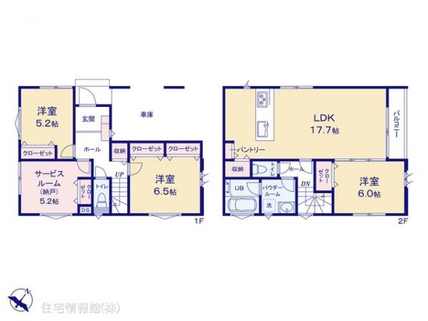 新築戸建 神奈川県藤沢市善行１丁目15-12 小田急江ノ島線善行駅 5,480万円
