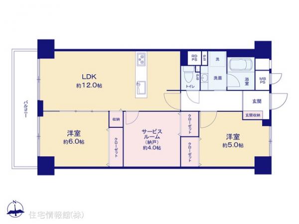 中古マンション 東京都江戸川区西葛西６丁目22-3 東西線西葛西駅 4,280万円
