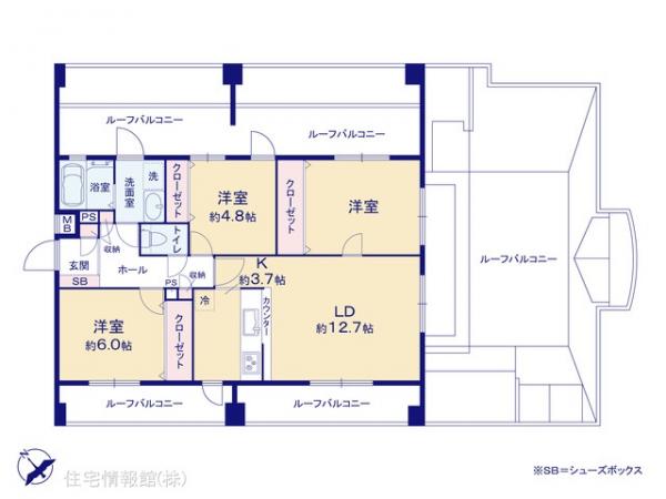 中古マンション 神奈川県横浜市磯子区磯子３丁目10-27 JR根岸線磯子駅 4,490万円