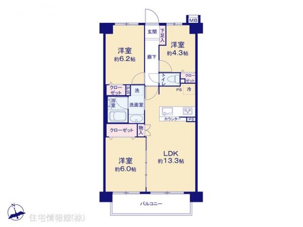 中古マンション 東京都八王子市八日町7-3 JR中央線八王子駅 3,199万円