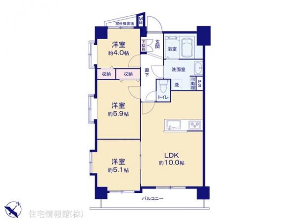中古マンション 東京都立川市高松町２丁目6-21 JR中央線立川駅 5,480万円