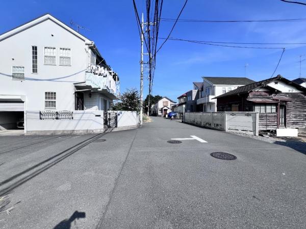 立川市西砂町2期 前面道路含む現地写真