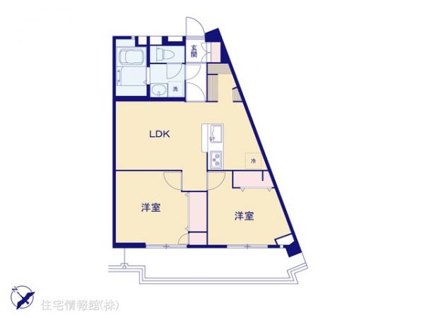 中古マンション 東京都北区赤羽台４丁目17-18 JR埼京線北赤羽駅 3,280万円