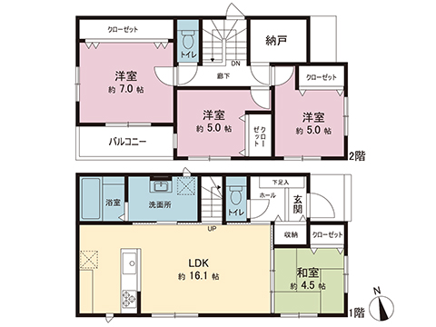 新築戸建 伊勢原市沼目４丁目 小田急線伊勢原駅 3,580万円