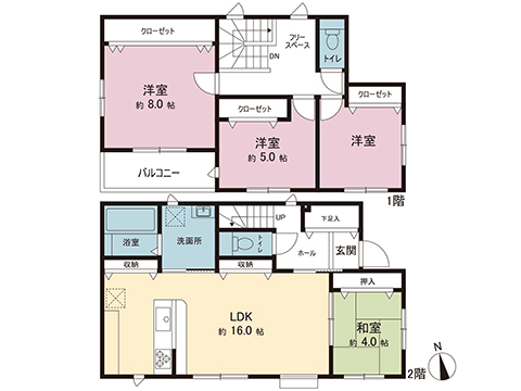 新築戸建 伊勢原市沼目４丁目 小田急線伊勢原駅 3,480万円