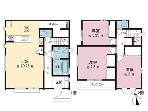新築戸建 松戸市新松戸南２丁目 JR武蔵野線新松戸駅 4,790万円