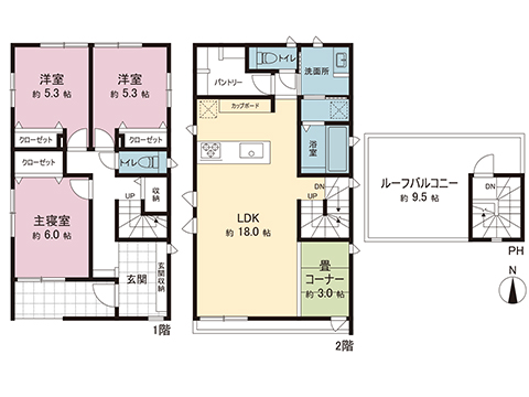 新築戸建 横浜市緑区鴨居６丁目 JR横浜線鴨居駅 6,280万円