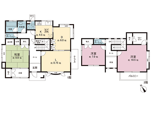 中古戸建 伊勢原市高森台２丁目 小田急線愛甲石田駅 2,980万円