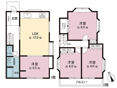 中古戸建 町田市木曽東３丁目 JR横浜線古淵駅 2,780万円