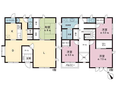 中古戸建 木更津市港南台４丁目 JR内房線君津駅 2,480万円