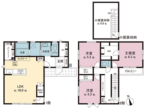新築戸建 東京都町田市本町田 小田急線玉川学園前駅 4,980万円