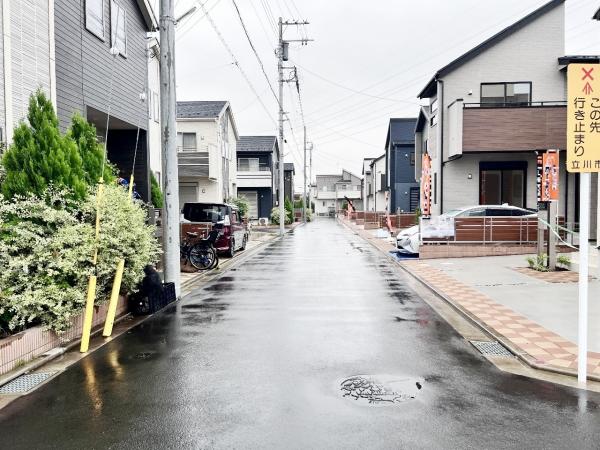立川市一番町 前面道路含む現地写真