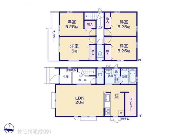 新築戸建 東京都東大和市向原２丁目778-57 西武拝島線東大和市駅 4,690万円